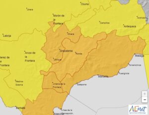 Gran parte de la Serranía se encuentra en situación de alerta amarilla.