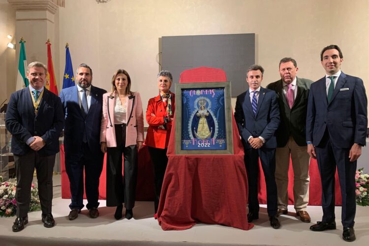 La Virgen de la Aurora preside el cartel de Glorias 2022 pintado por Nuria Barrera