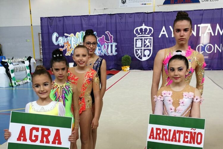 El Club de Gimnasia Rítmica Agra vive un intenso fin de semena y se trae numerosas medallas