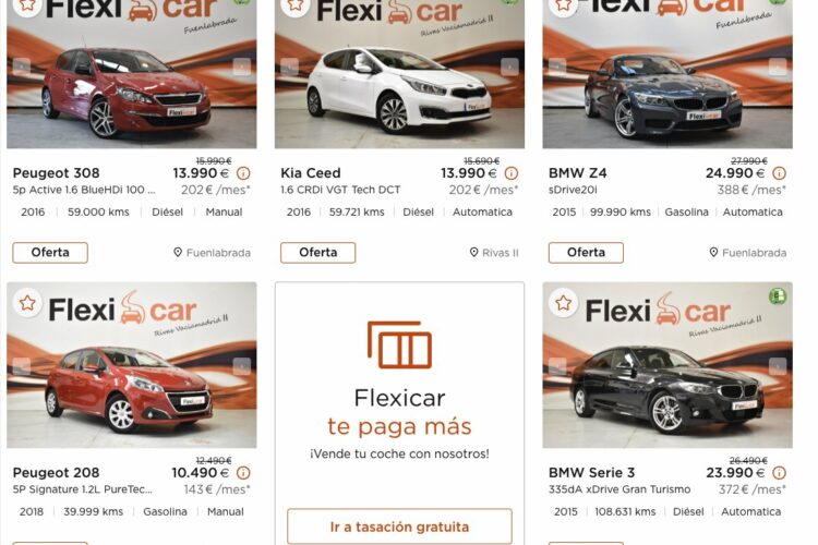 ¿Qué modelos de coche de segunda mano se venden más en Andalucía?