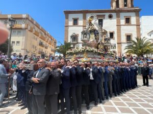 Procesión de la Virgen de la Paz en su 75 aniversario.