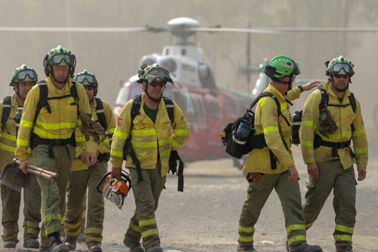 El Infoca mantiene las tareas de vigilancia, remate y liquidación del incendio de Pujerra