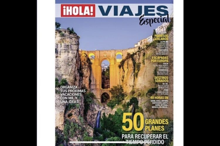 Ronda aparece en portada de la revista «¡Hola!» viajes