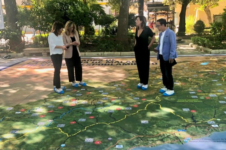 El mapa interactivo de la provincia de Málaga llega a la Alameda del Tajo