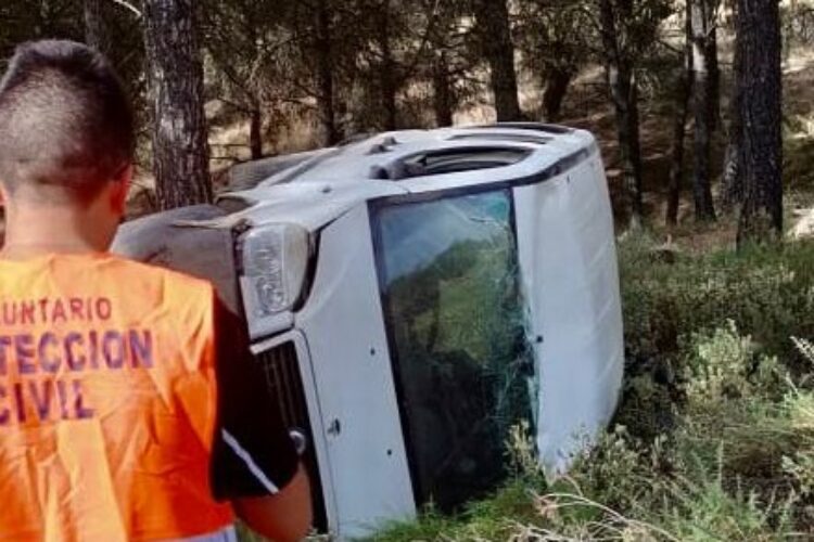 Dos accidentes de tráfico en distintas zonas Ronda provocan dos heridos