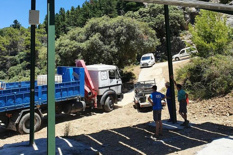 Benalauría realiza obras de mejora del sumistro de agua en sus pedanías