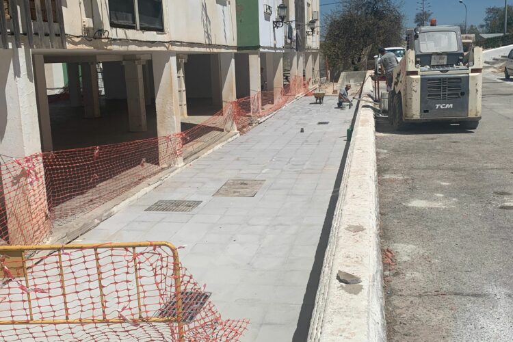 La remodelación de la barriada El Fuerte avanza a buen ritmo