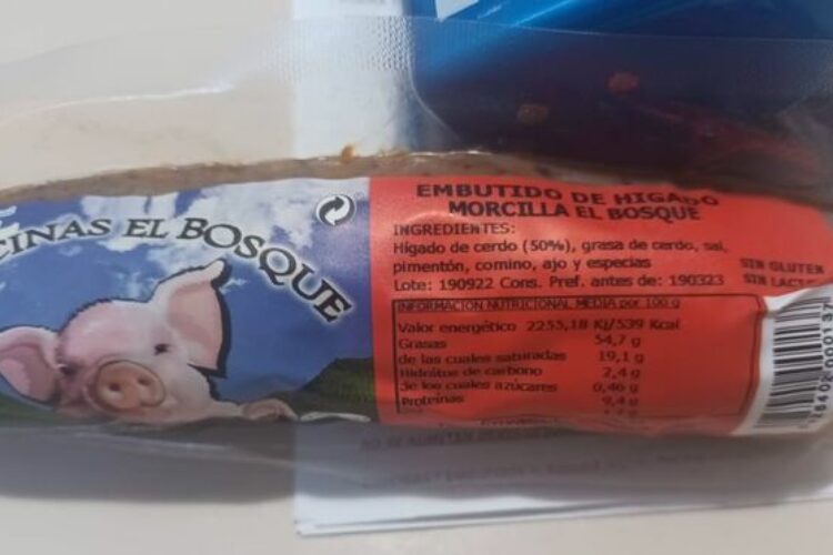 Distribuyen una partida de morcilla contaminada por listeria en varios municipios de la Serranía