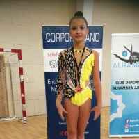 El Club Agra inicia la temporada con la gimnasta Zaida Gerrero que logra dos medallas en Granada