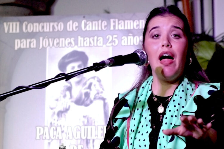Segunda semifinal del Concurso de Cante Flamenco para Jóvenes con tres participantes femeninas