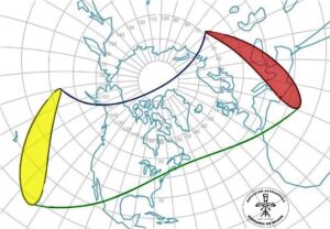 Mapa de visibilidad de la ocultación.