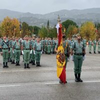 La Legión de Ronda desafía a la lluvia y celebra el día de la Patrona de Infantería, la Virgen de la Inmaculada
