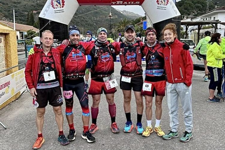 Corredores del Club Harman lograron cinco medallas en la Trail de Jimera de Líbar y en pista cubierta en Antequera