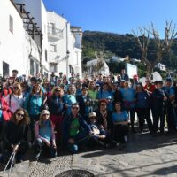 Un centenar de personas participaron en la VII edición del Encuentro Senderista de Genalguacil