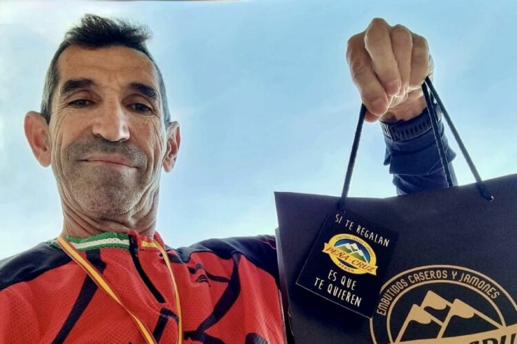 Fede Sáez logra una medalla de bronce en el mini trail de Almería