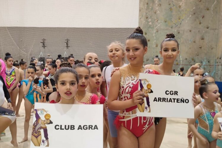 Las gimnastas del Club Agra lograron importantes puestos en Las Gabias