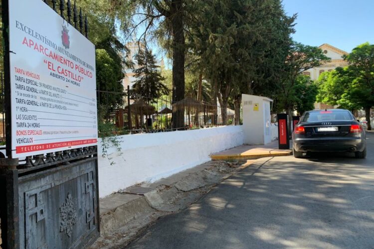 El Parking de El Castillo seguirá abierto para residentes durante Ronda Romántica