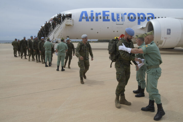 Legionarios de Ronda regresan a España tras seis meses de misión de paz en el Líbano