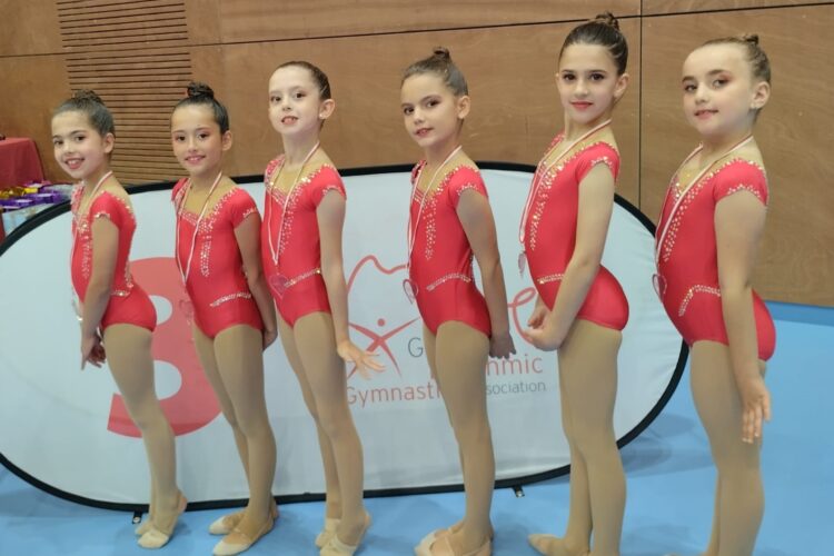 Las gimnastas del Club Agra logran numerosas medallas en el campeonato de Gibraltar