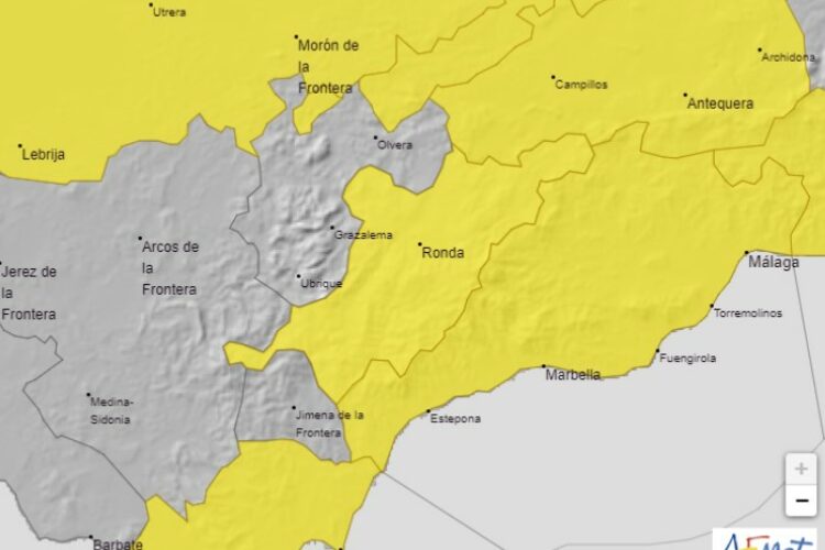 La Serranía entra en la madrugada de este sábado en alerta amarilla por tormentas