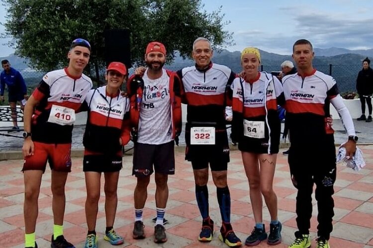 Gran actuación de los corredores del Club Harman en la Carrera de Montaña de Alpandeire