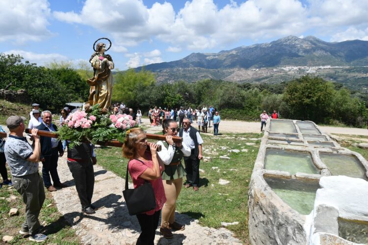 Siete Pilas, en Benalauría, celebró con gran animación la Romería de la Inmaculada Concepción