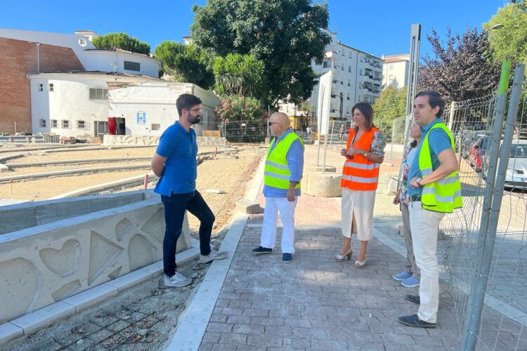 Las obras de la nueva zona comercial y de ocio de San Rafael alcanzan el 50% de ejecución