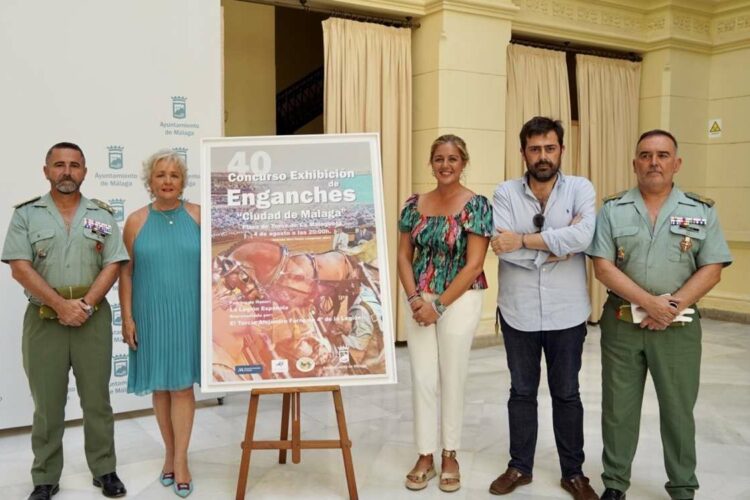 La Legión de Ronda apadrina este año el Concurso-Exhibición de Enganches de Málaga