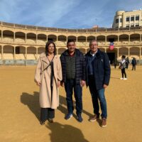 El presidente de la Diputación de Ávila elige Ronda para pasar este puente de la Inmaculada