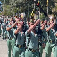 La Legión de Ronda celebra el día de la Patrona de Infantería, la Virgen de la Inmaculada, con una parada militar