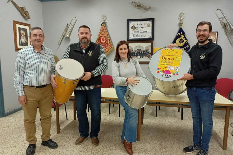 La Concejalía de Fiestas y la Banda Municipal ponen en marcha un taller de samba y percusiones brasileñas