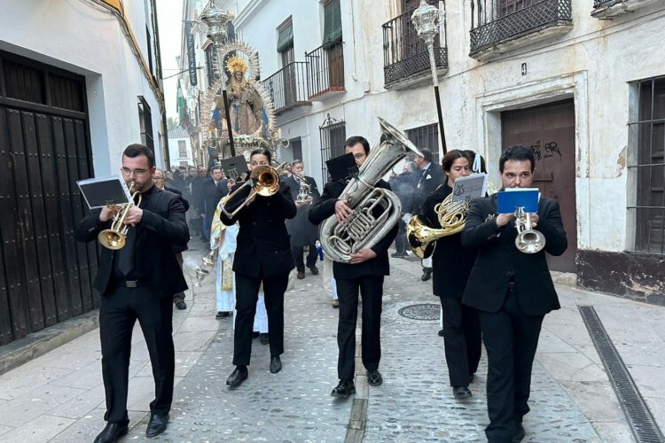 Con el traslado de la Paz comienzan los cultos en honor de la Patrona de Ronda