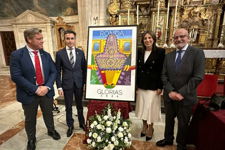 Ronda presenta su cartel de Glorias de este año que está dedicado a la Virgen del Rocío