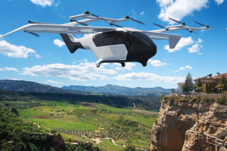 Viajar en un taxi volador ‘eVTOL’ de Málaga a Ronda en solo 20 minutos será posible en 2030