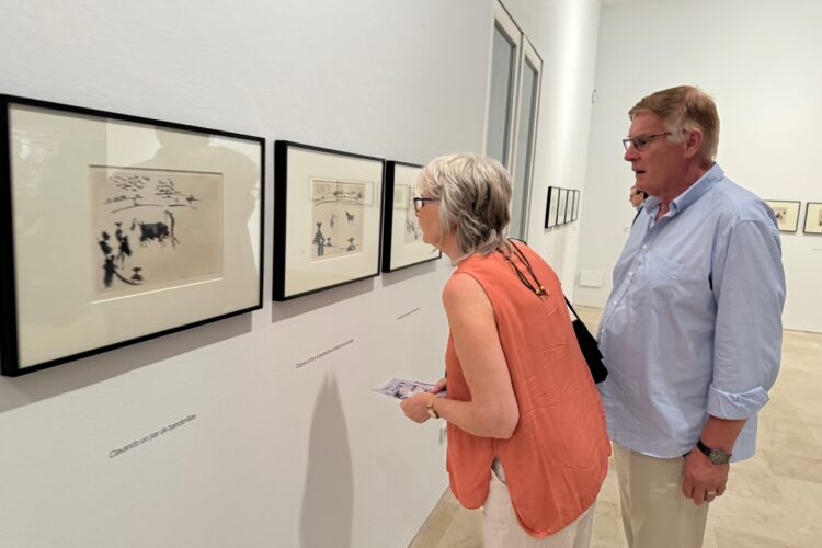 Picasso llega a Ronda con 26 de sus aguatintas dedicadas a la tauromaquia