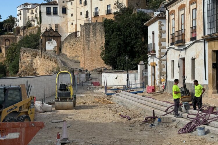El proyecto de remodelación de la calle Real alcanza el 40% de su ejecución
