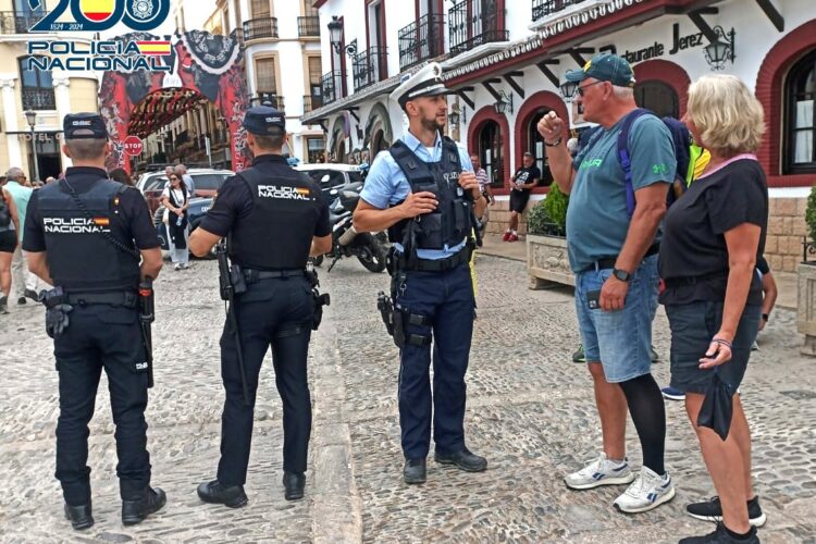 La Policía Nacional realizó siete detenciones durante la Feria, una de ellas por malos tratos en el ámbito familar