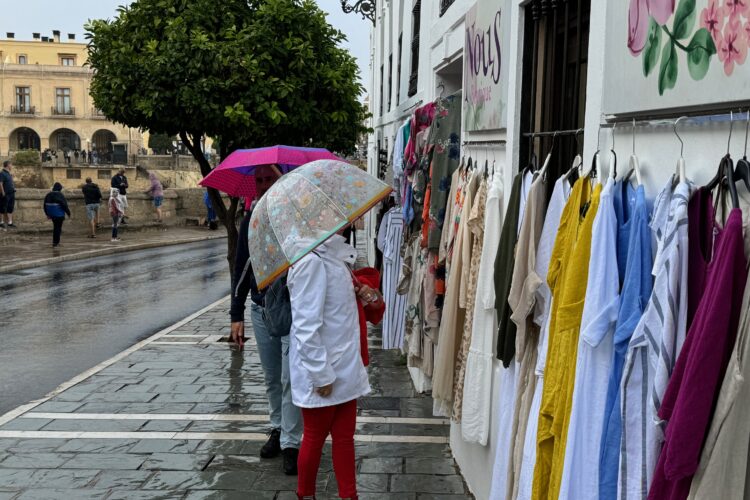 El frente de borrascas se retira dejando en Ronda más de 160 litros de agua