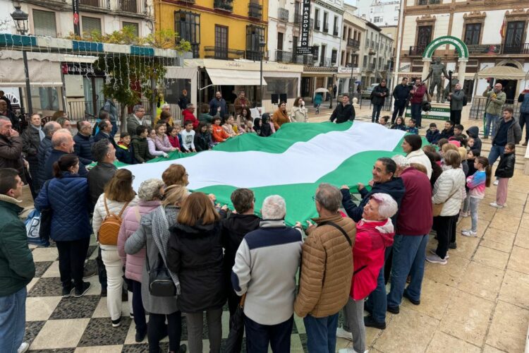 Ronda celebra el 4 de diciembre, Día de la Bandera Andaluza, recordando esta fecha histórica para nuestra tierra