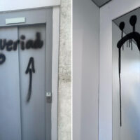 Identifican al autor de los últimos actos vandálicos realizados en el ascensor de la pasarela de Los Estudiantes