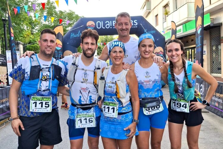 Los deportistas del Team MAD Ronda lograron cuatro medallas en la Carrera Nocturna de Alcalá del Valle