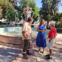 Realizan mejoras en el emblemático parque de San Cristóbal