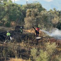 Un conato de incendio en el polígono El Fuerte obliga a desalojar el club de tenis La Torrecilla y a los residentes de una vivienda cercana