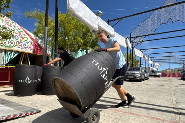 Todo preparado para la Cabalgata de Feria y la apertura del Real ‘Ángel Harillo’