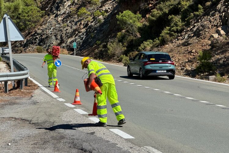 La carretera Ronda-San Pedro recupera la normalidad tras abrirse al tráfico los dos carriles