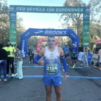 Miguel Ángel Orellana, del Club Team, corrió la CEU 15K Sevilla Experience