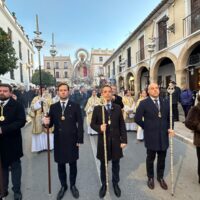 La Virgen de la Paz, patrona de Ronda, ya está en La Merced para su tradicional novena