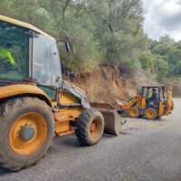 La Diputación realiza obras de emergencia las carreteras de Genalguacil y Jubrique para deparar los daños de las últimas lluvias