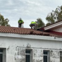 La Junta inicia obras de urgencia en el instituto Pérez de Guzmán para reparar los daños del temporal