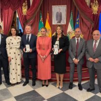La Diputación de Cádiz entrega a la ciudad de Ronda la Medalla de la Provincia por su labor solidaria durante el tren de borrascas